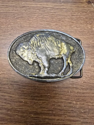 Fibbia per cintura bisonte