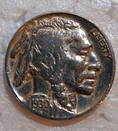 1930 buffalo nickel - 1930, 5c