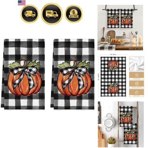 Set asciugamani cucina zucca - 2,